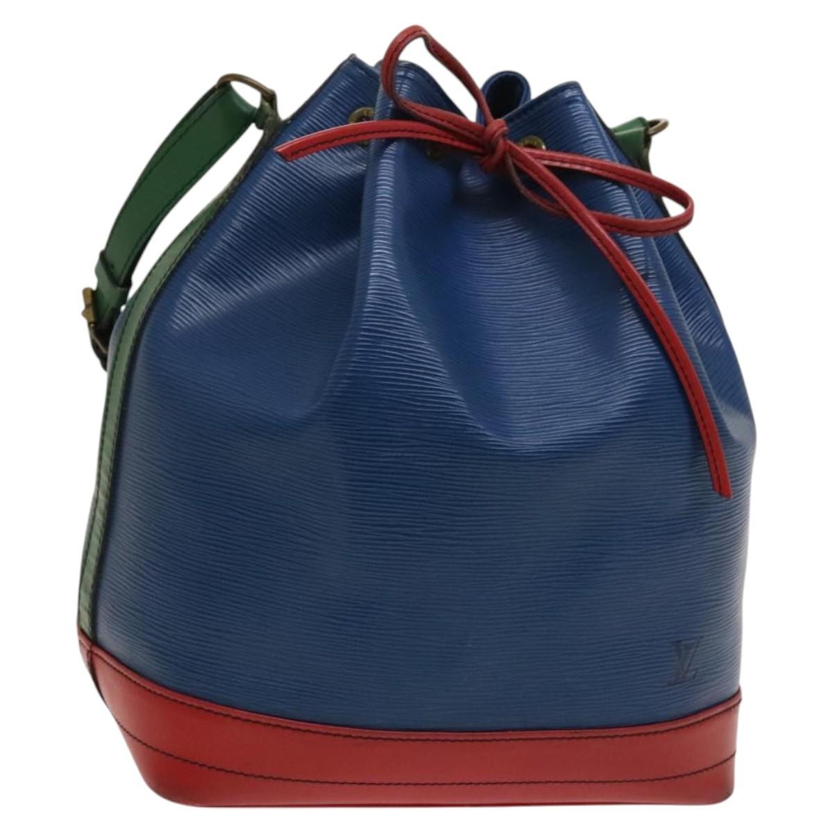 Louis Vuitton Tricolor Noe Handbag Epi Leather, BLUE, LEATHER, Handbag