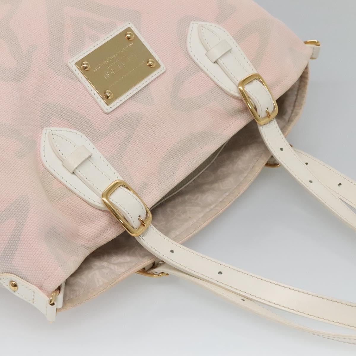 Louis Vuitton Tahitienne Cabas Canvas, PINK, CANVAS, Tote bag