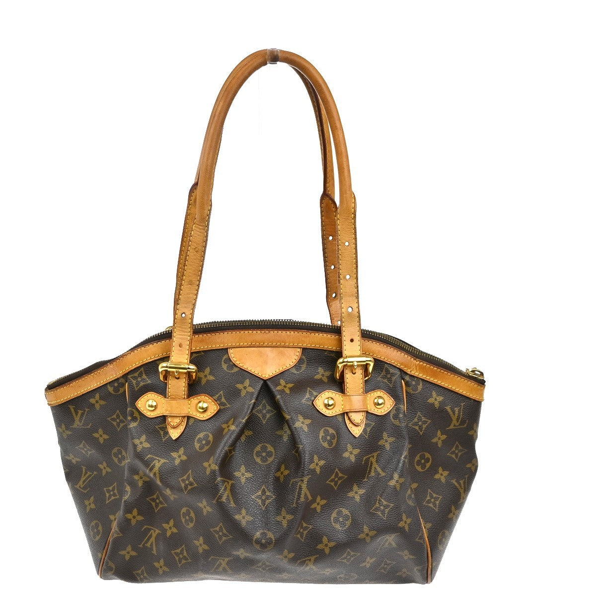 Louis Vuitton Tivoli Handbag Monogram Canvas, BROWN, CANVAS, Shoulder bag