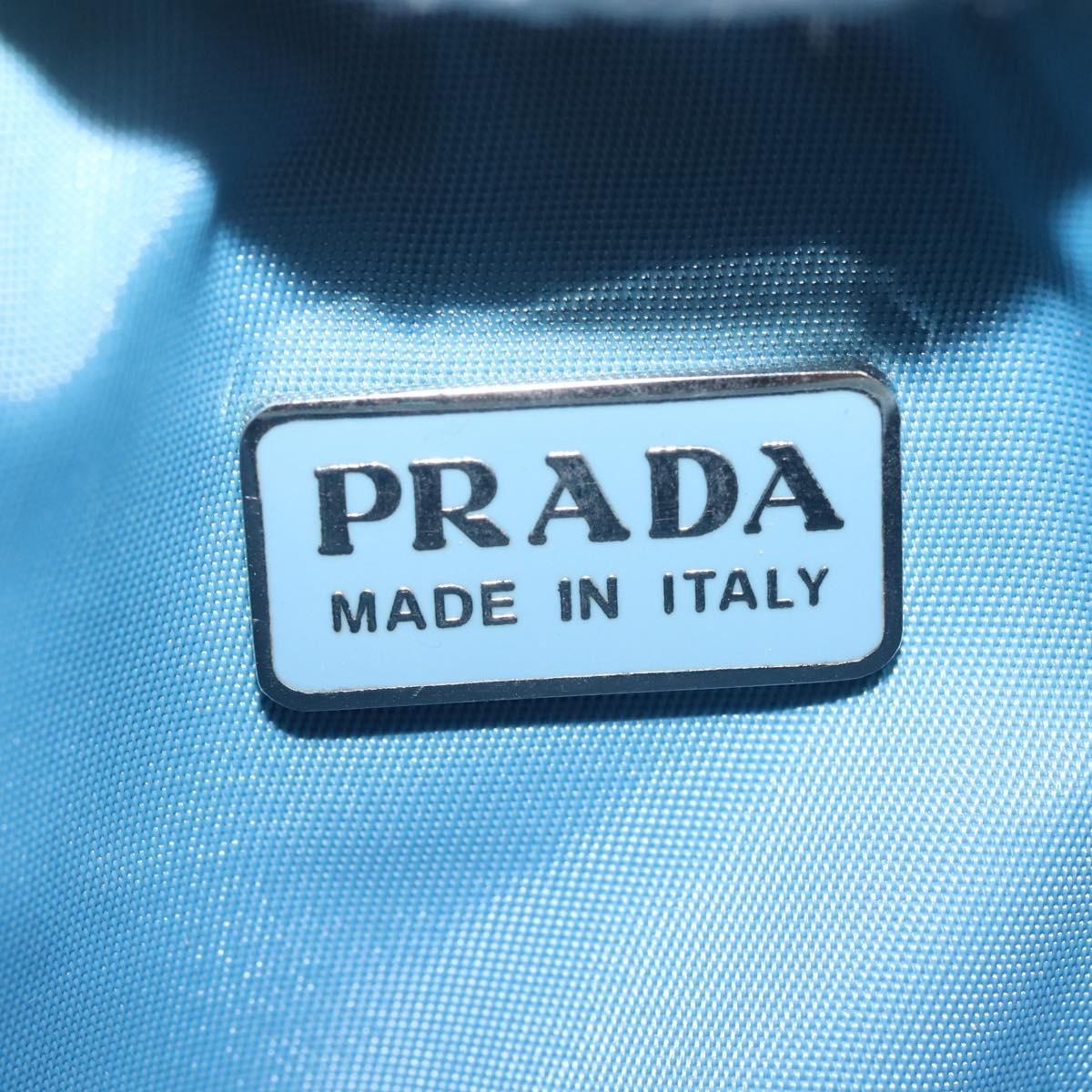Prada Pochette Shoulder Bag Tessuto, BLUE, NYLON, Clutche & pouche