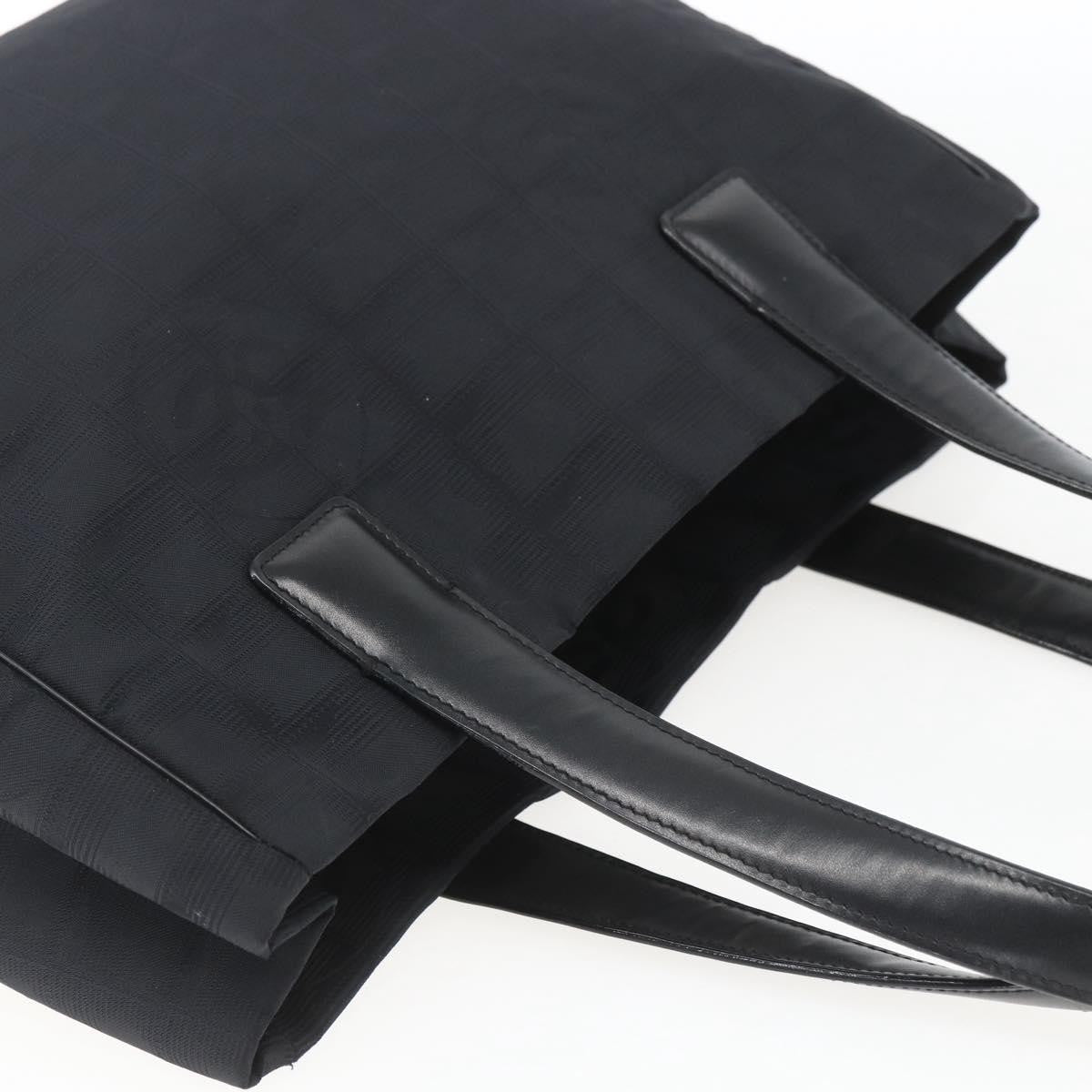 Chanel Travel Line Tote Nylon, BLACK, NYLON, Tote bag