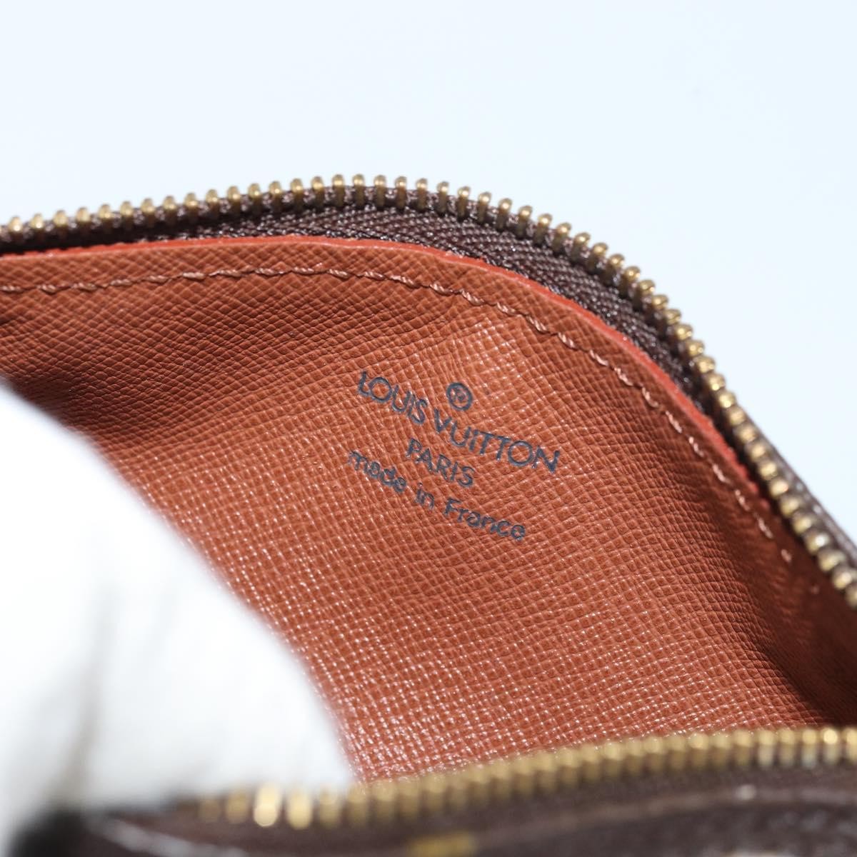 Louis Vuitton Papillon Pochette Monogram Canvas, BROWN, CANVAS, Clutche & pouche