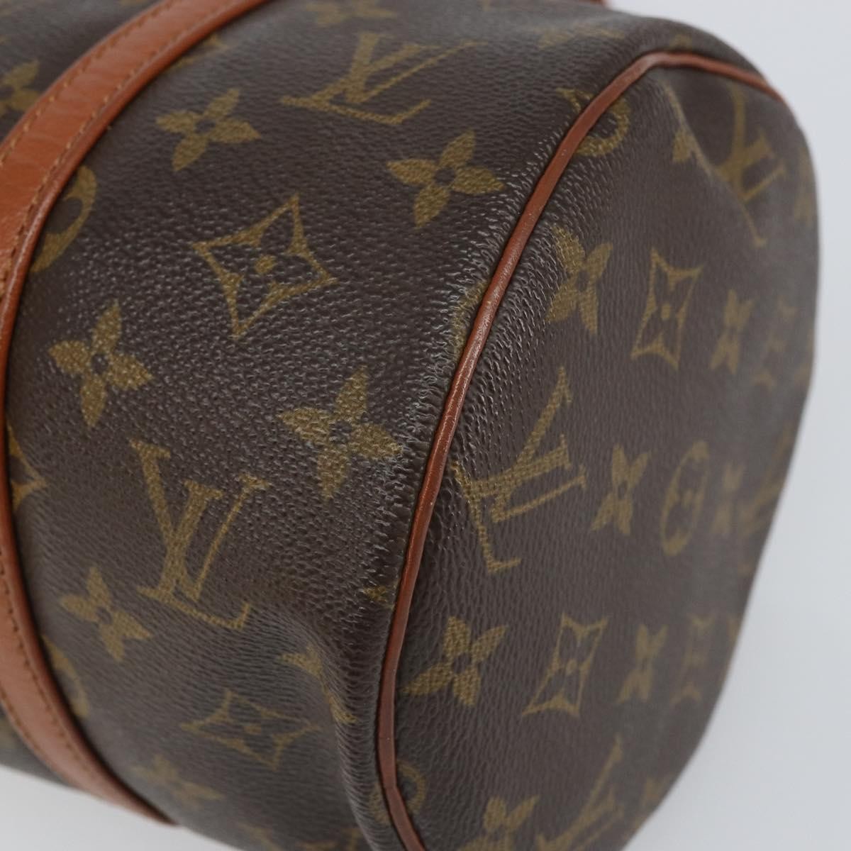 Louis Vuitton Papillon Handbag Monogram Canvas, BROWN, CANVAS, Handbag