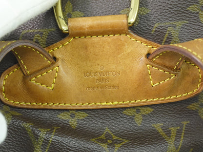 Louis Vuitton Vintage Montsouris Backpack Monogram Canvas, BROWN, CANVAS, Backpack