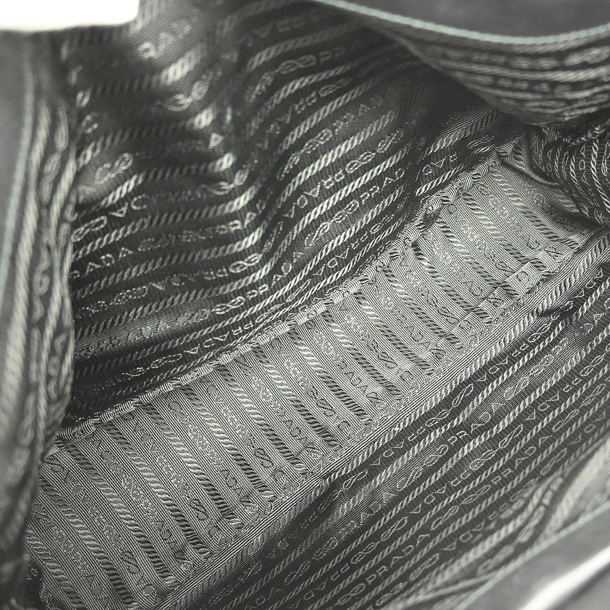 Prada Vintage Handbag Tessuto, BLACK, NYLON, Handbag