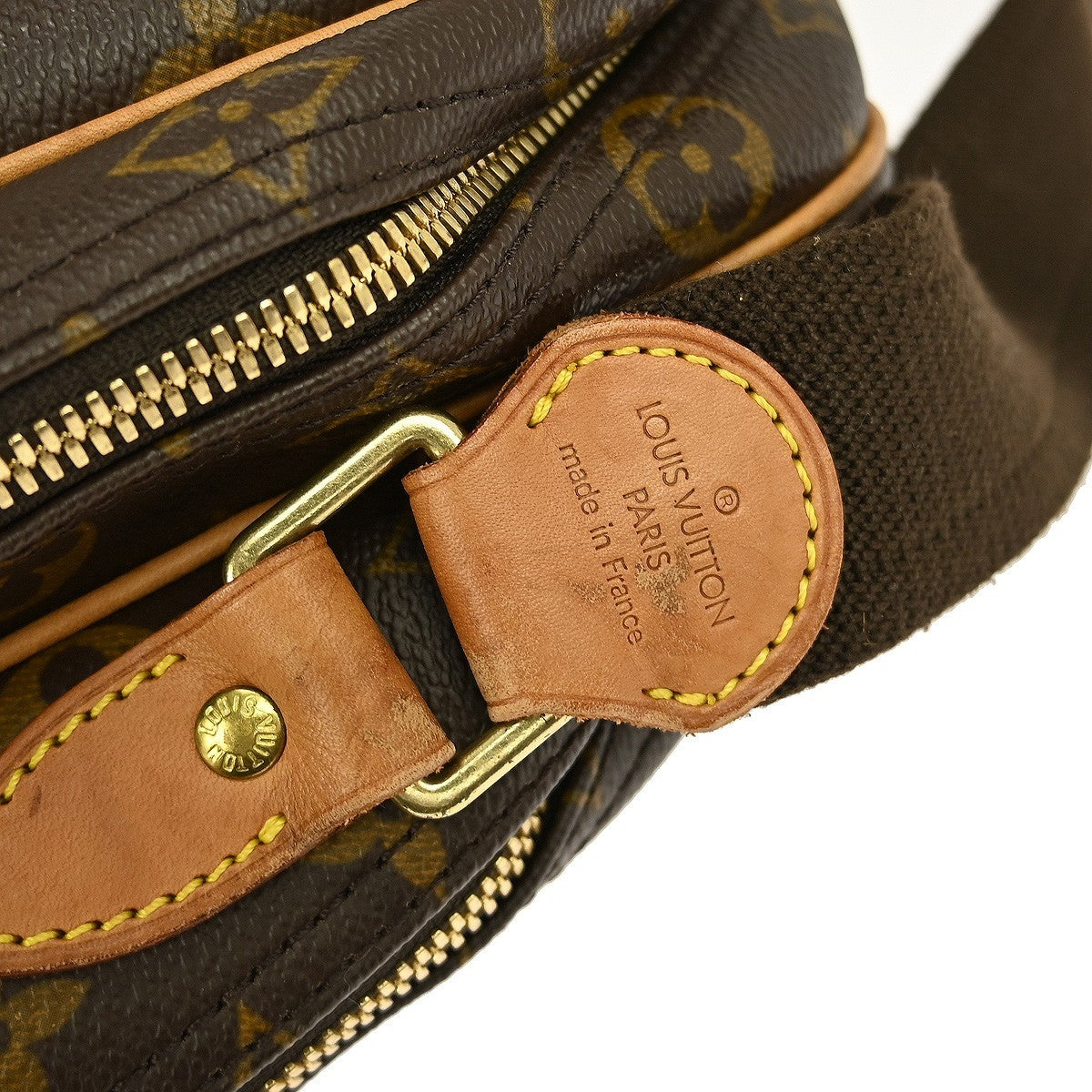 Louis Vuitton Reporter Bag Monogram Canvas, BROWN, CANVAS, Shoulder bag