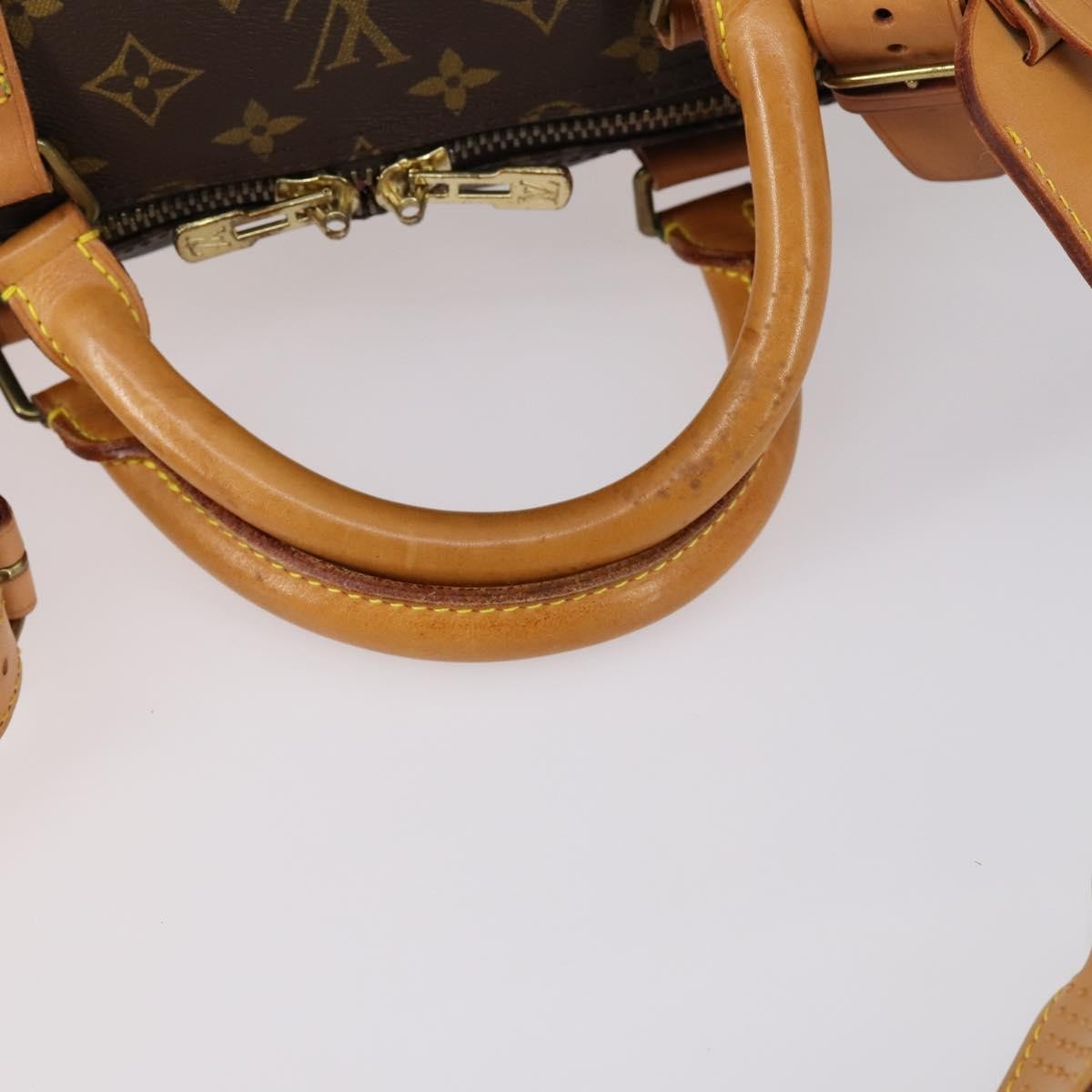 Louis Vuitton Keepall Bandouliere Bag Monogram Canvas, BROWN, CANVAS, Travel bag