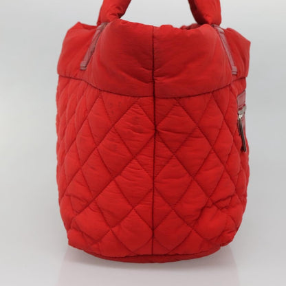 Chanel Coco Cocoon Reversible Tote Quilted Nylon, RED, NYLON, Tote bag