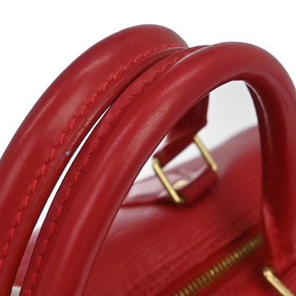 Louis Vuitton Speedy Handbag Epi Leather, Red, Leather, Handbag