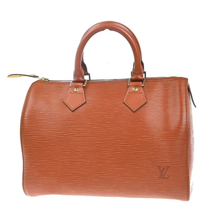 Louis Vuitton Speedy Handbag Epi Leather, BROWN, LEATHER, Handbag
