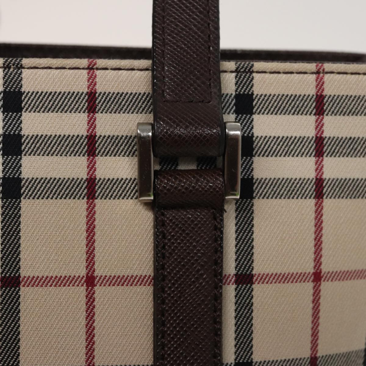 Burberry Nova Check Tote canvas check pattern, BEIGE, CANVAS, Tote bag