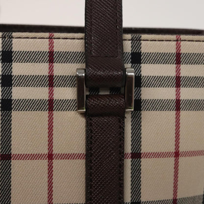 Burberry Nova Check Tote canvas check pattern, BEIGE, CANVAS, Tote bag