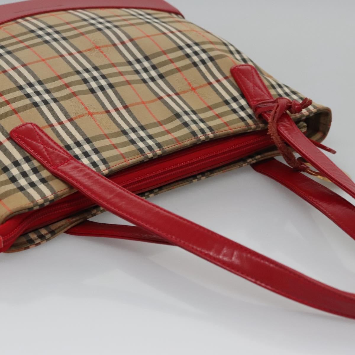 Burberry Nova Check Handbag Nova Check Canvas and leather, BEIGE, CANVAS, Handbag