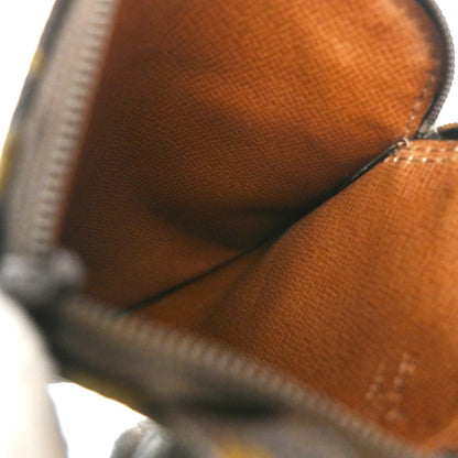 Louis Vuitton Pochette Secret Monogram canvas, BROWN, CANVAS, Clutche & pouche