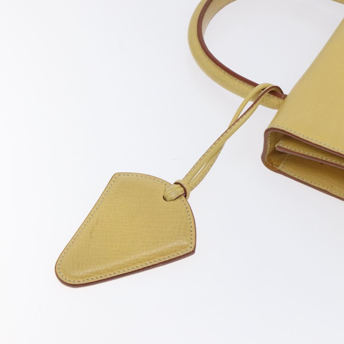 Loewe Barcelona Shoulder Bag Leather, YELLOW, LEATHER, Shoulder bag