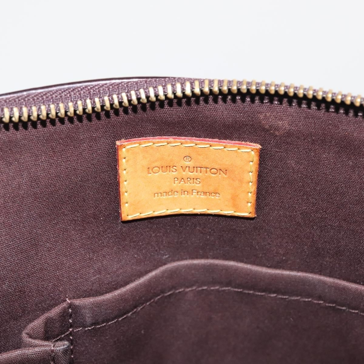 Louis Vuitton Bellevue Handbag Monogram Vernis, BURGUNDY, PATENT_LEATHER, Handbag