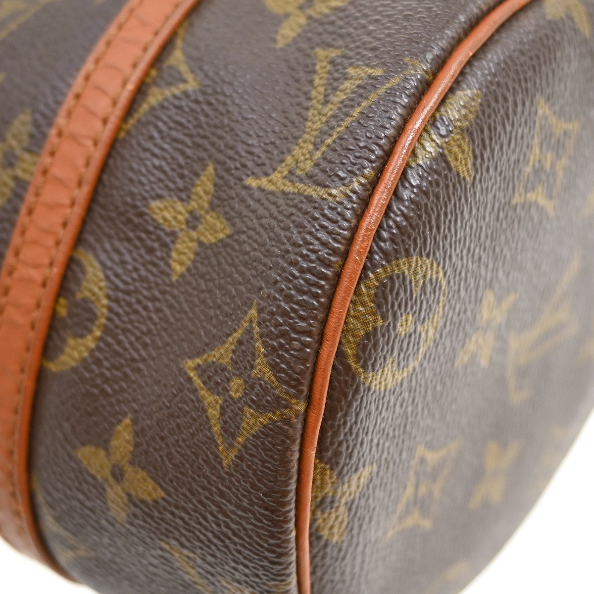 Louis Vuitton Papillon Handbag Monogram Canvas, Brown, Canvas, Handbag