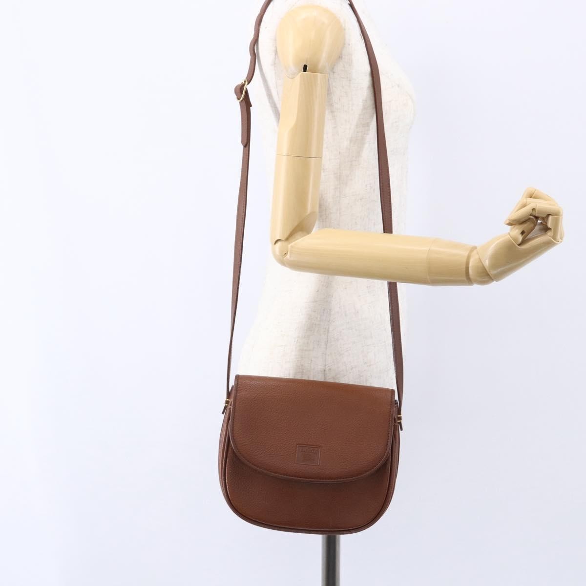Burberry Vintage Shoulder Bag Leather, BROWN, LEATHER, Shoulder bag