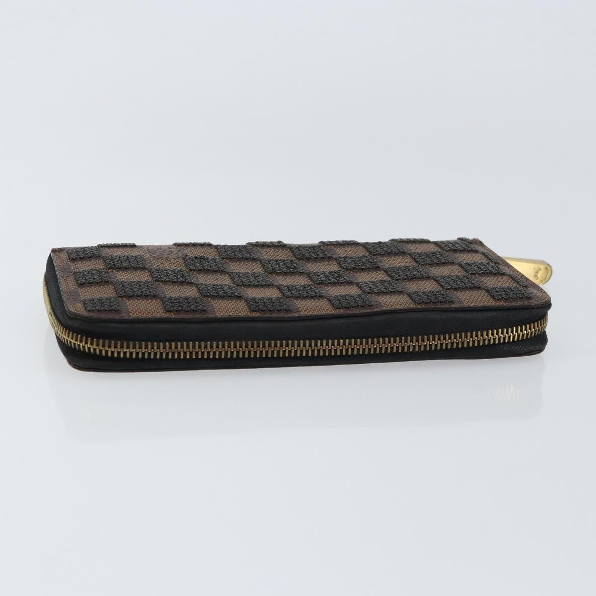 Louis Vuitton Zippy Wallet NM Damier Piet, BLACK, CANVAS, Wallets