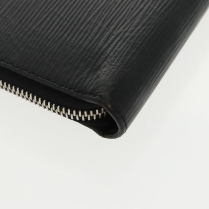 Louis Vuitton Pochette Jour Initials Epi Leather, BLACK, LEATHER, Clutche & pouche