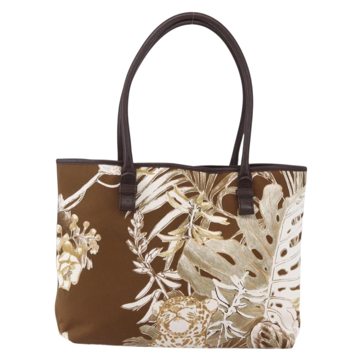 Salvatore Ferragamo Vintage Tote bag Canvas, BROWN, CANVAS, Tote bag