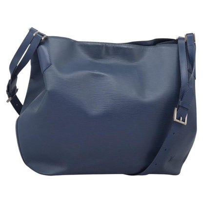 Louis Vuitton Mandara Handbag Epi Leather, BLUE, LEATHER, Shoulder bag
