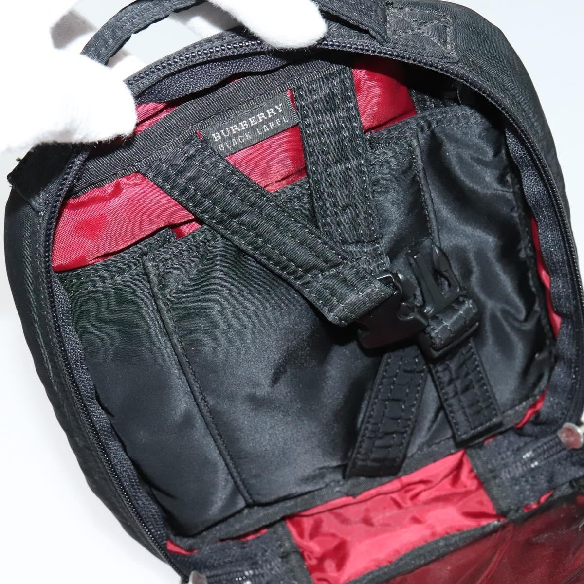 Burberry Nova check Black Label Nylon, Black, Nylon, Shoulder Bag