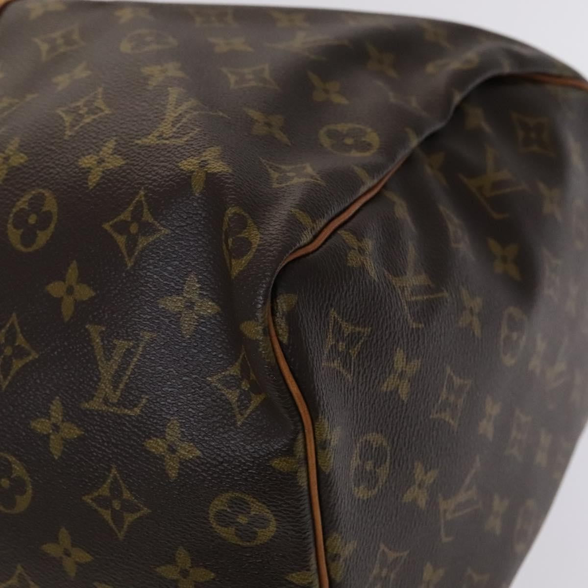 Louis Vuitton Keepall Bag Monogram Canvas, BROWN, CANVAS, Travel bag