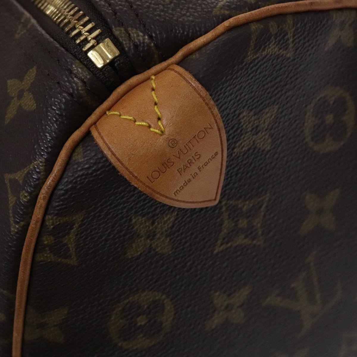 Louis Vuitton Keepall Bag Monogram Canvas, BROWN, CANVAS, Travel bag