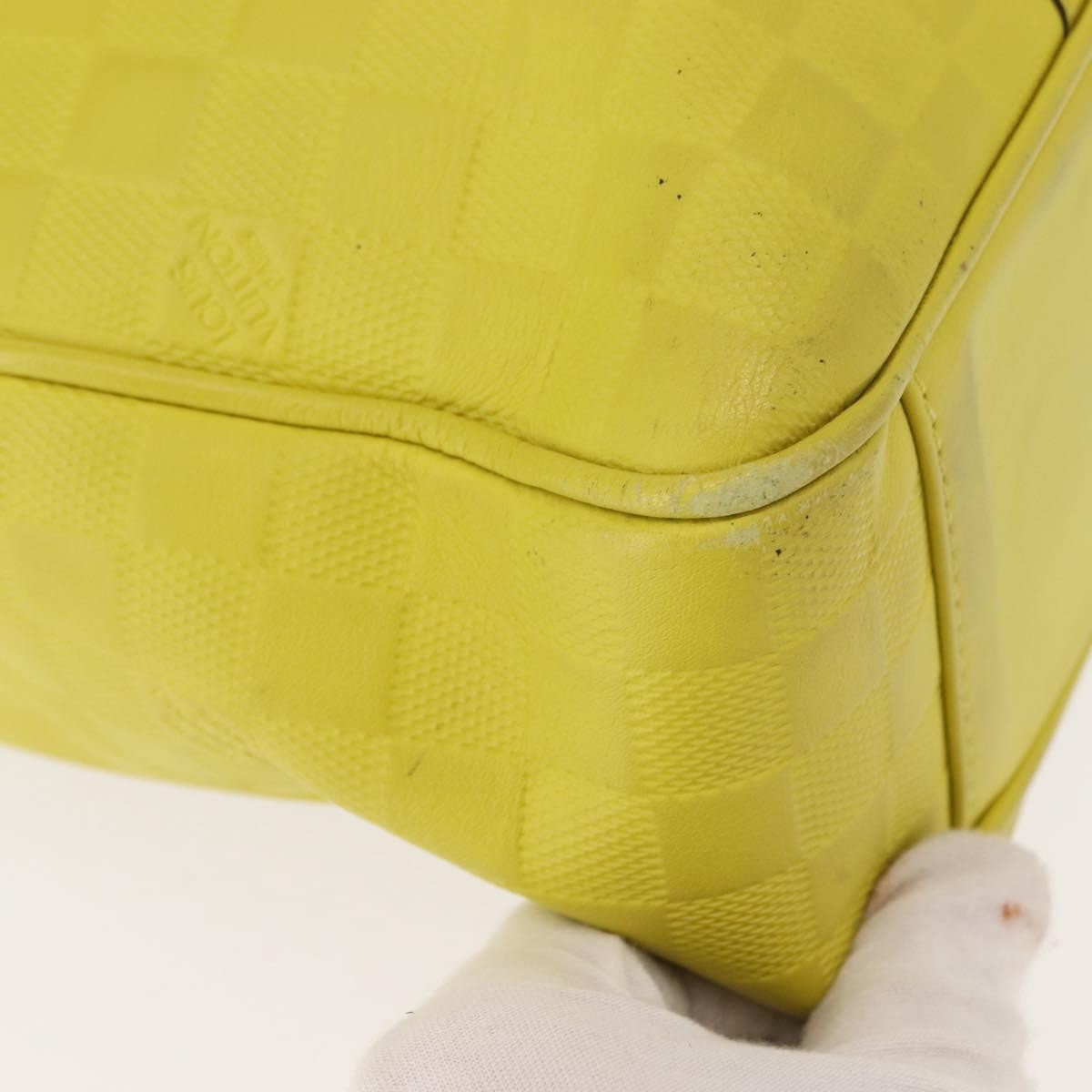 Louis Vuitton Tadao Handbag Damier Infini Leather, YELLOW, LEATHER, Handbag