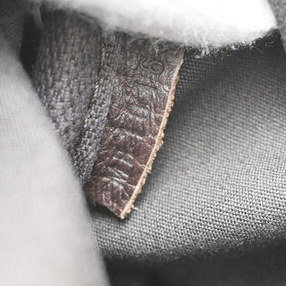 Louis Vuitton Saumur Handbag Mini Lin, BROWN, CANVAS, Shoulder bag