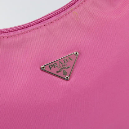 Prada Hobo Tessuto, PINK, NYLON, Handbag