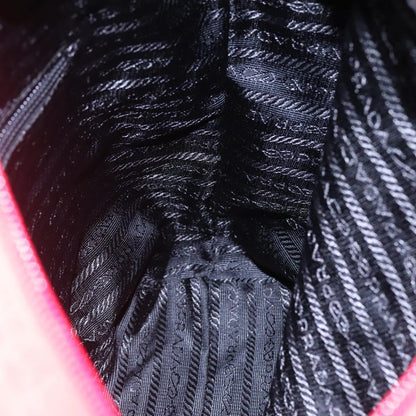 Prada Vintage Zip Tote Tessuto, Red, Nylon, Tote Bag