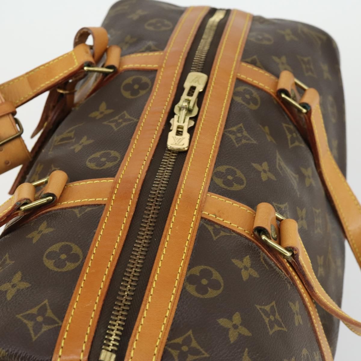 Louis Vuitton Sac Souple Handbag Monogram Canvas, BROWN, CANVAS, Travel bag