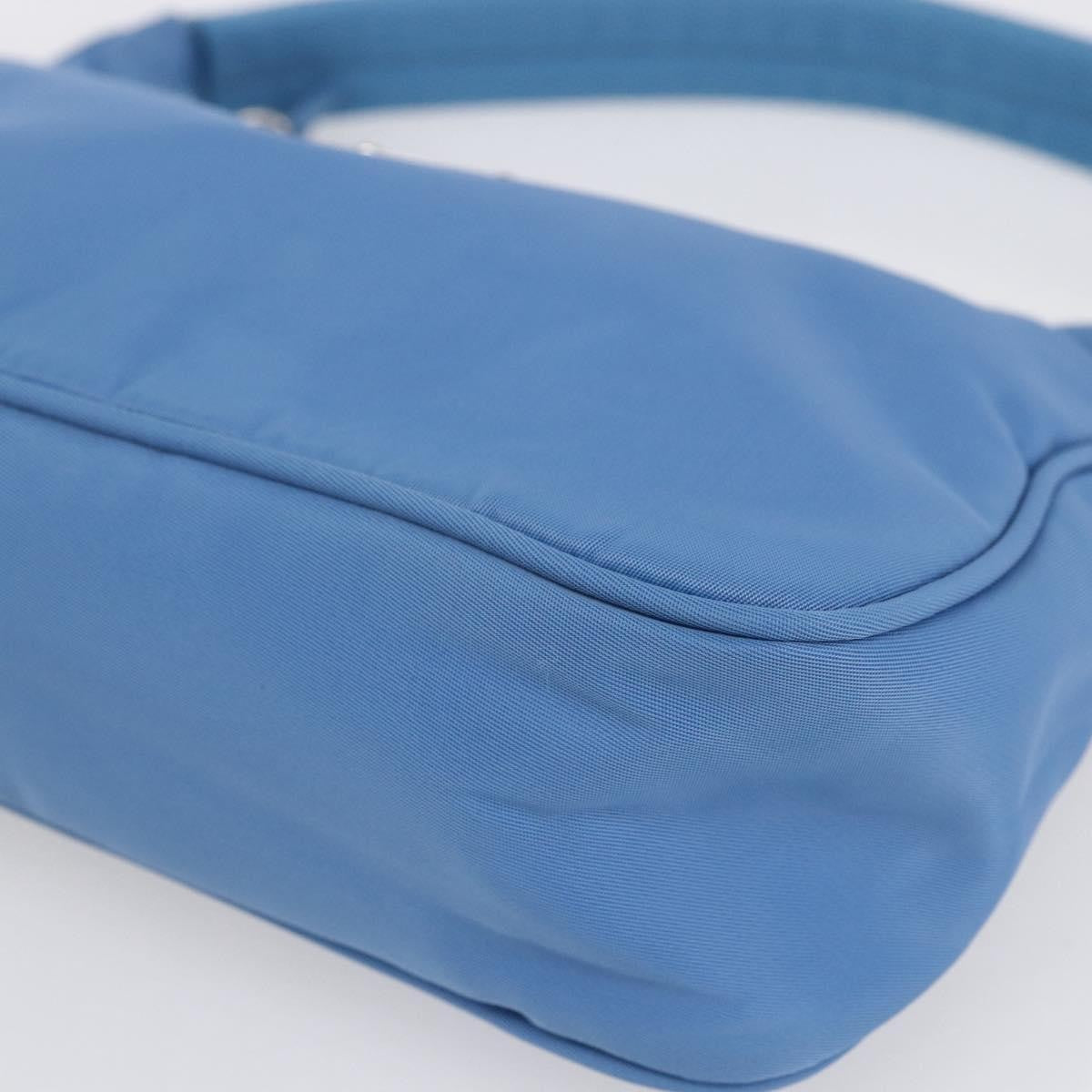 Prada Hobo Tessuto, BLUE, NYLON, Handbag