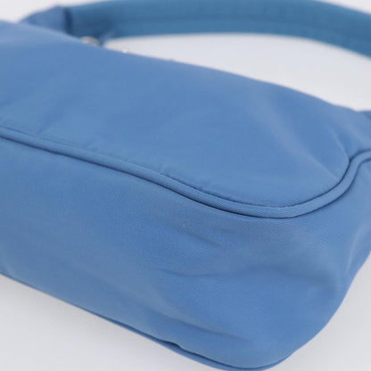 Prada Hobo Tessuto, BLUE, NYLON, Handbag