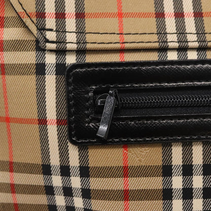 Burberry Nova check Shoulder bag Canvas, BEIGE, CANVAS, Shoulder bag