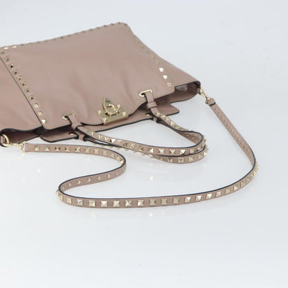 Valentino Garavani Rockstud Tote Soft Leather, PINK, LEATHER, Tote bag