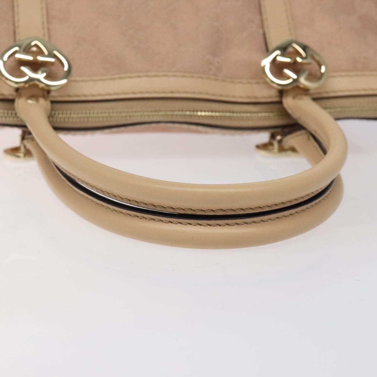 Gucci Lovely Heart Interlocking G Tote GG Canvas, PINK, CANVAS, Tote bag