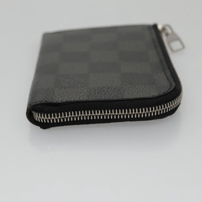 Louis Vuitton Porte-Monnaie NM Wallet Damier Graphite, GRAY, CANVAS, Wallets