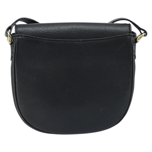 Burberry Flap Shoulder Bag Leather, BLACK, LEATHER, Shoulder bag