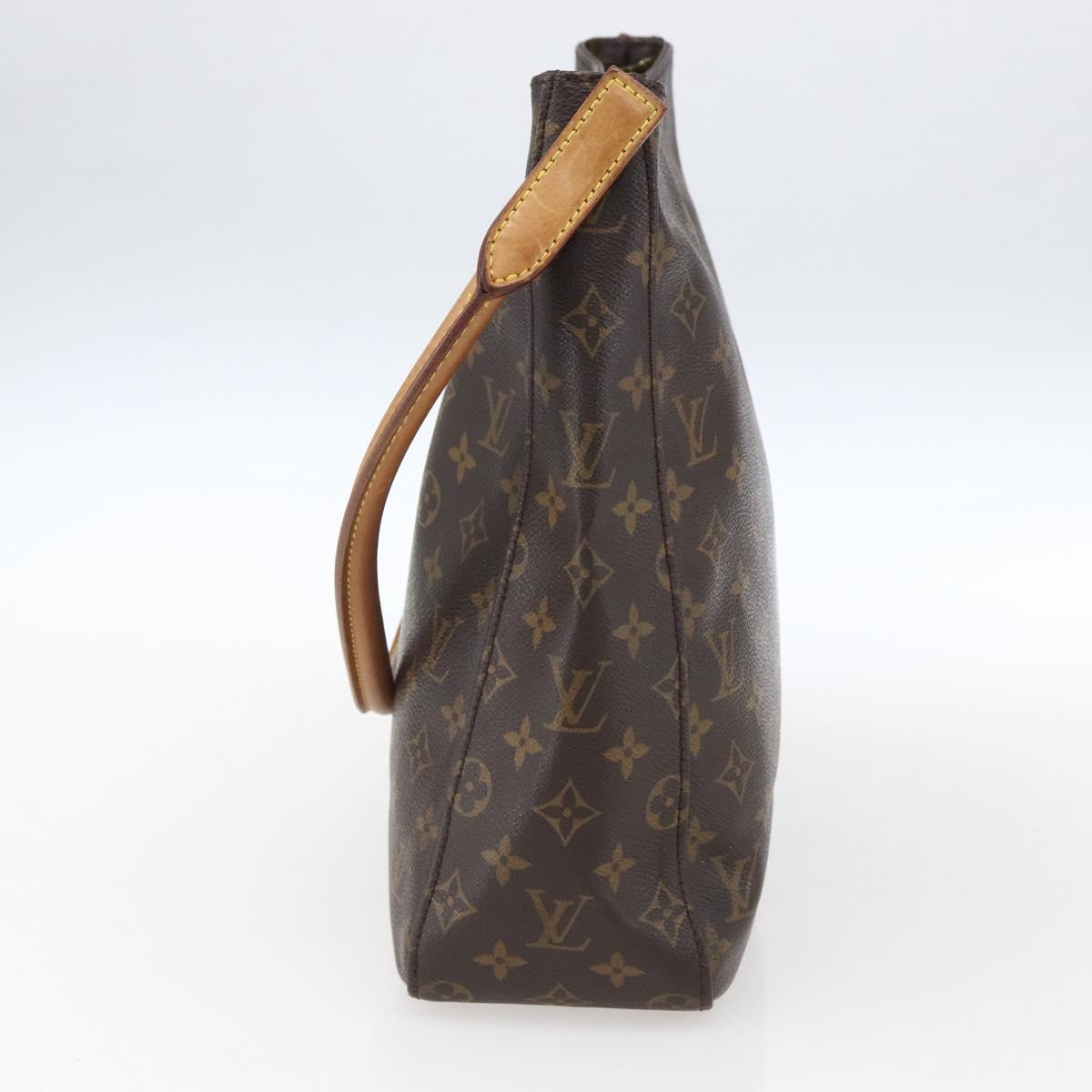 Louis Vuitton Looping Handbag Monogram Canvas, BROWN, CANVAS, Shoulder bag