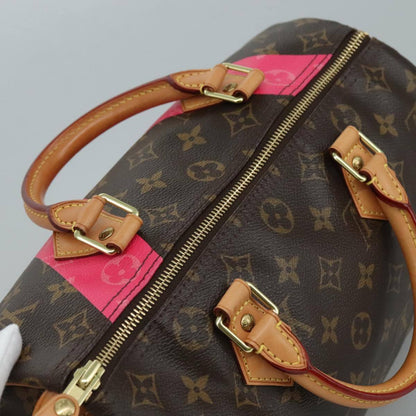 Louis Vuitton Speedy Handbag Limited Edition V Monogram Canvas, BROWN, CANVAS, Handbag