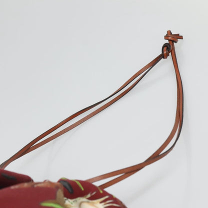Loewe Paula Drawstring Pouch Printed Canvas, MULTICOLOUR, CANVAS, Handbag