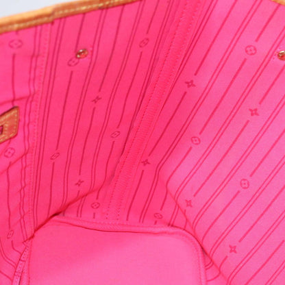 Louis Vuitton Neverfull Tote Limited Edition Monogram Roses, PINK, CANVAS, Tote bag