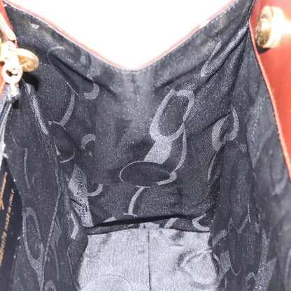 Salvatore Ferragamo Convertible Vara Bow Tote Leather, BROWN, LEATHER, Handbag