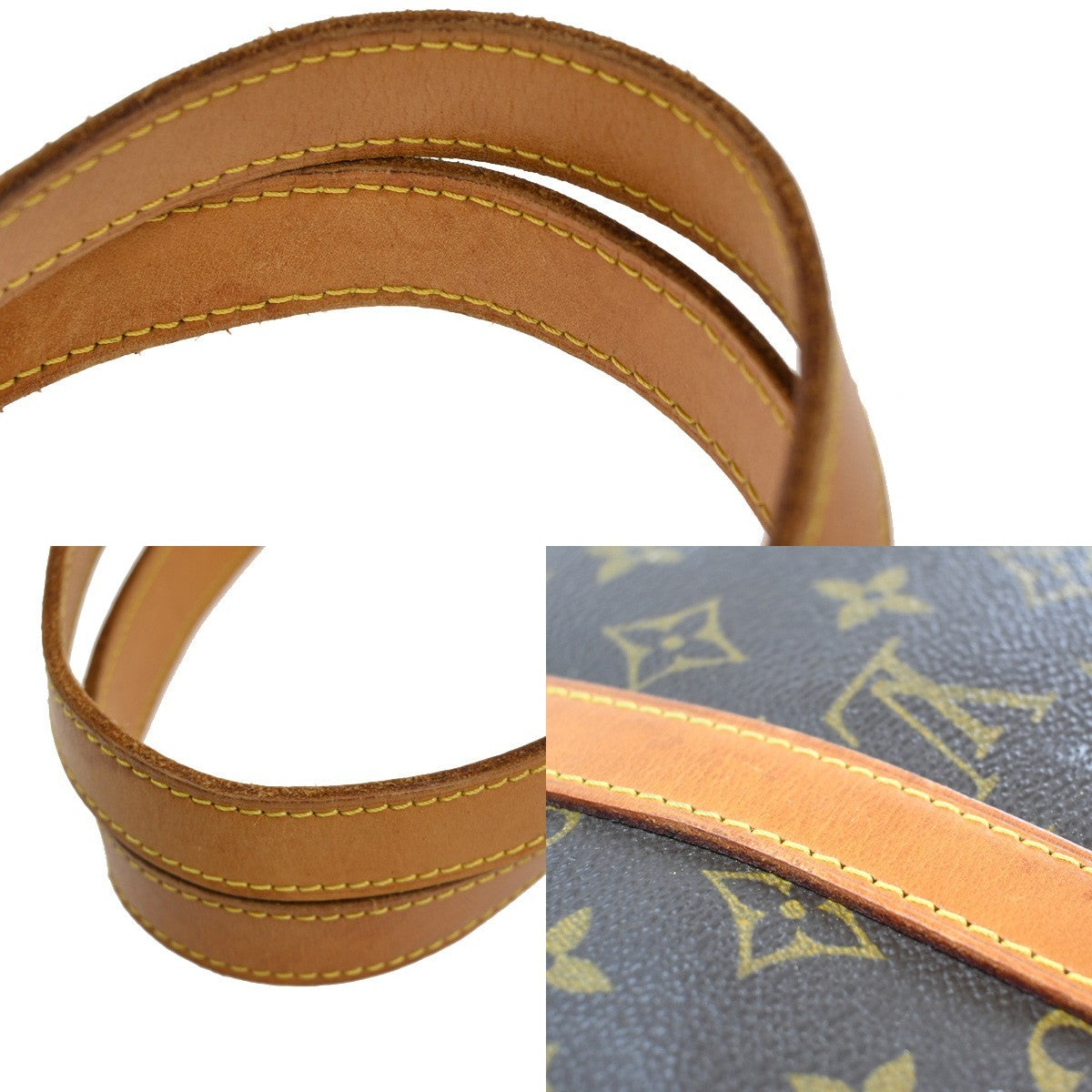 Louis Vuitton Flanerie Handbag Monogram Canvas, BROWN, CANVAS, Shoulder bag