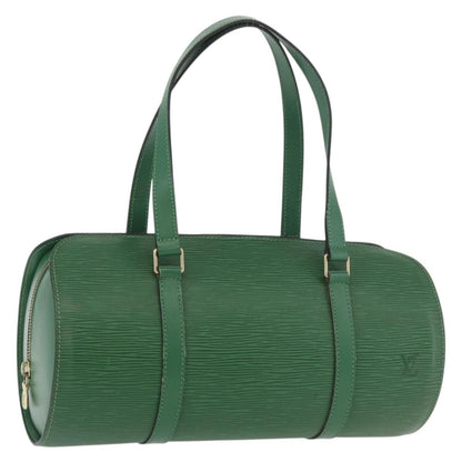 Louis Vuitton Soufflot Handbag Epi Leather, Green, Leather, Handbag