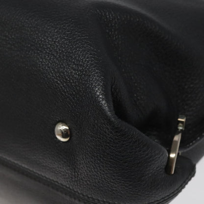 Salvatore Ferragamo Soft Sofia Tote Leather, BLACK, LEATHER, Handbag