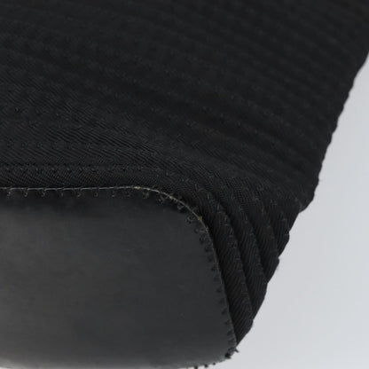 Gucci Vintage Bamboo Handle Bag Nylon, Black, Nylon, Tote Bag